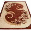Tappeto Atlas Marrone Beige Classico Floreale