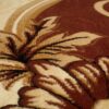 Tappeto Atlas Marrone Beige Classico Floreale