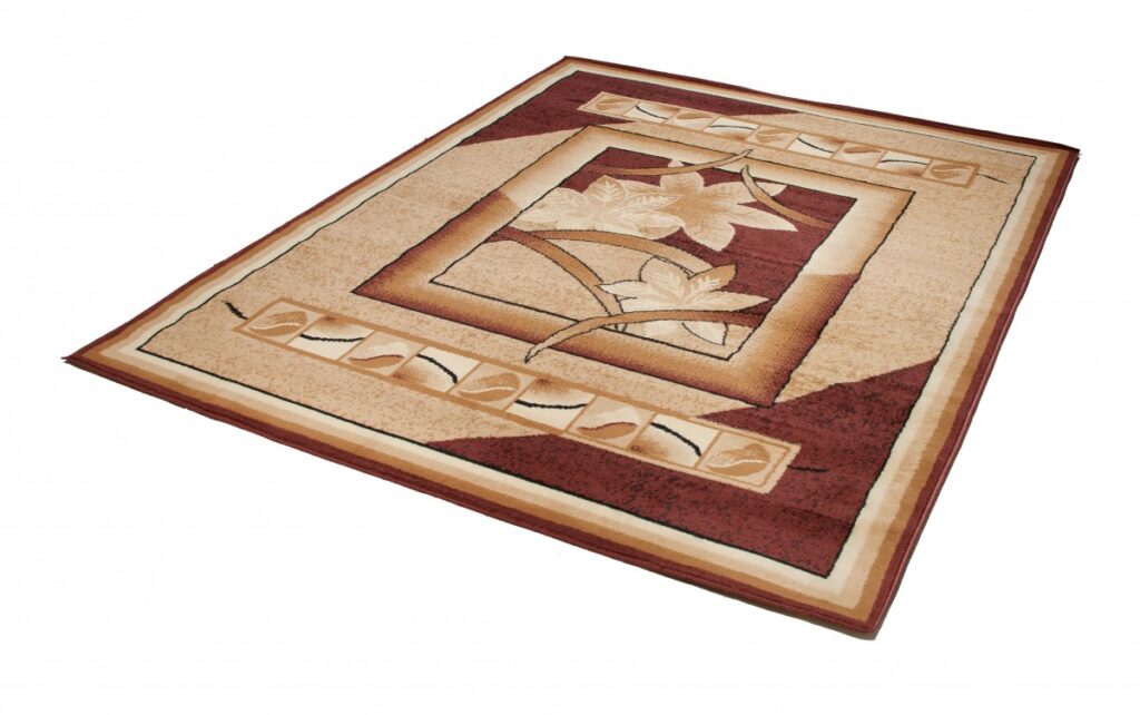 Tappeto Atlas Beige Marrone Geometrico Floreale