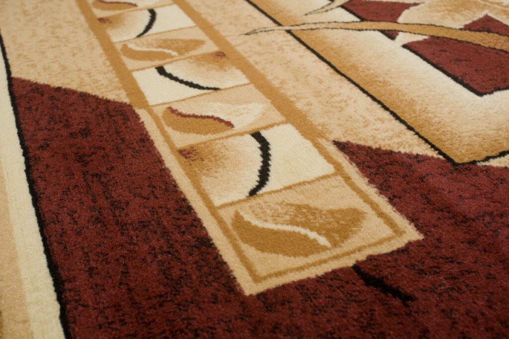 Tappeto Atlas Beige Marrone Geometrico Floreale