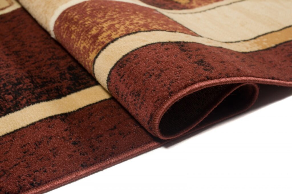 Tappeto Atlas Marrone Beige Astratto Cornice