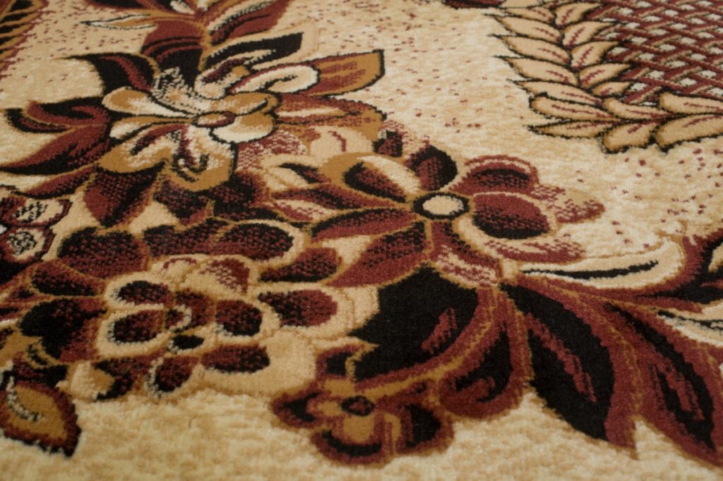 Tappeto Atlas Beige Marrone Moderno Floreale