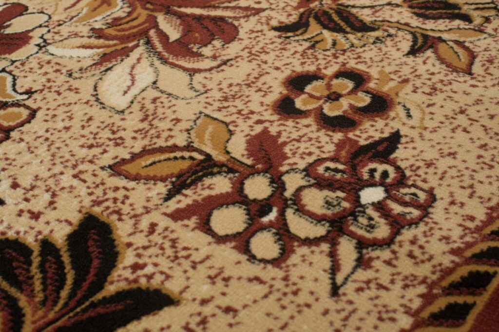 Tappeto Atlas Beige Marrone Moderno Floreale