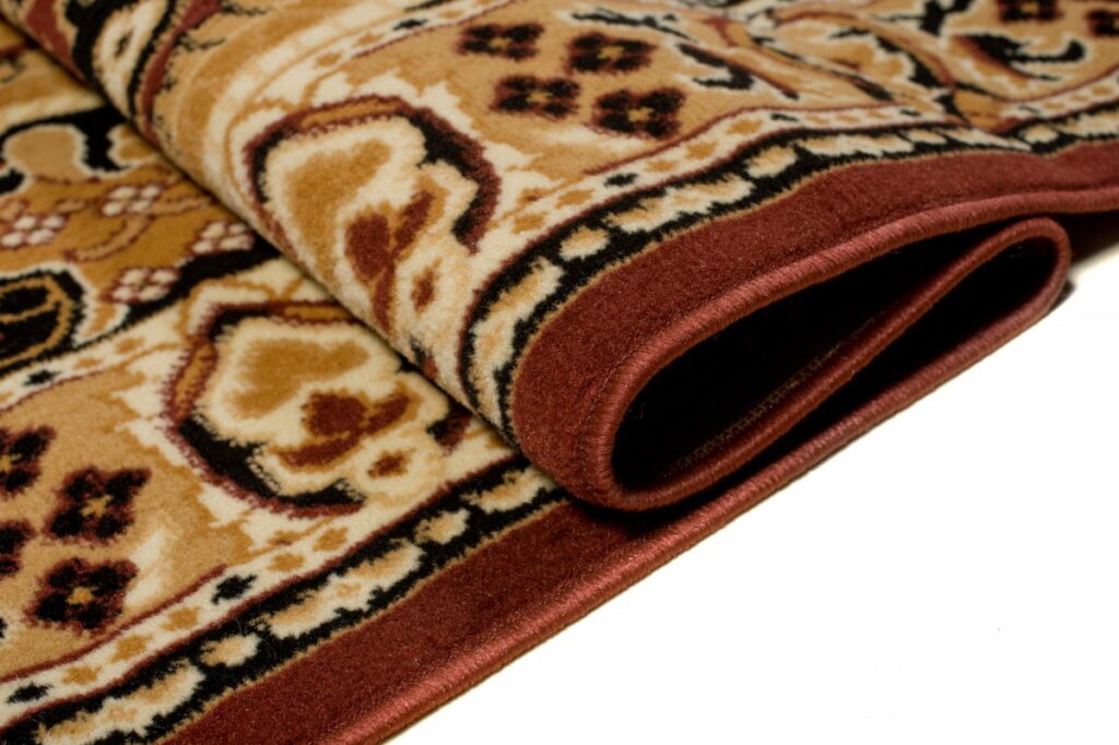 Tappeto Atlas Marrone Beige Tradizionale Medaglione