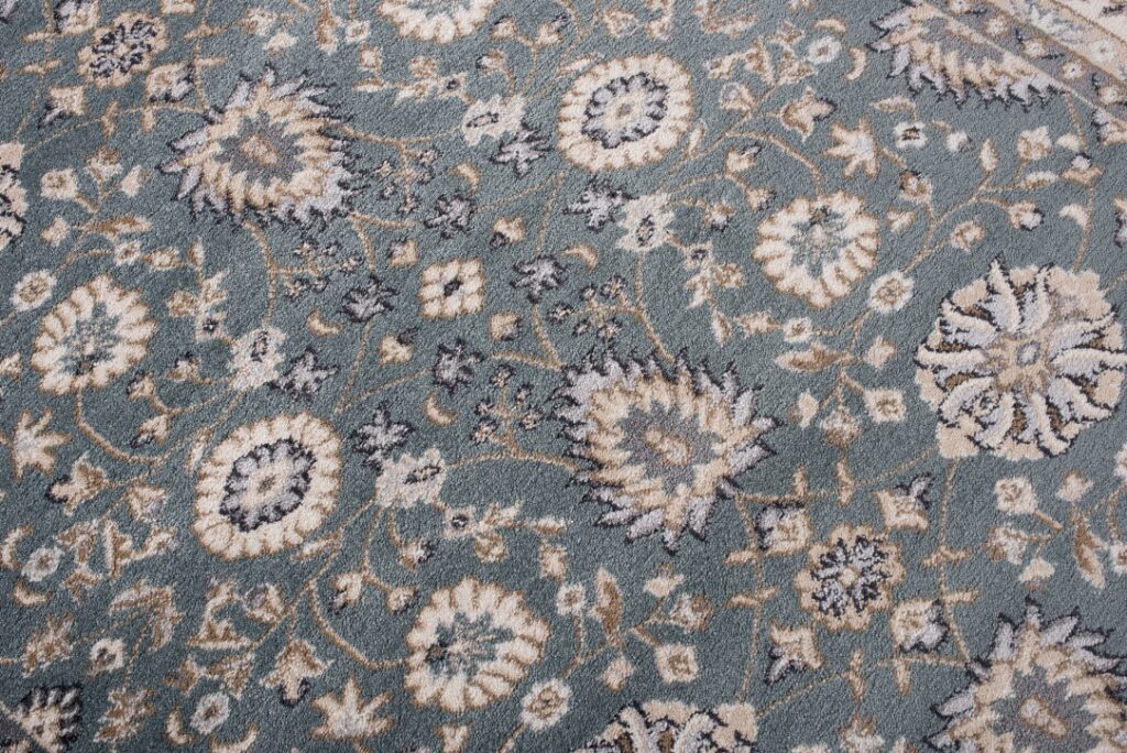 Tappeto Colorado Tradizionale Blu Beige Verde