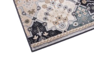 Tappeto Colorado Grigio Crema Mosaico Vintage