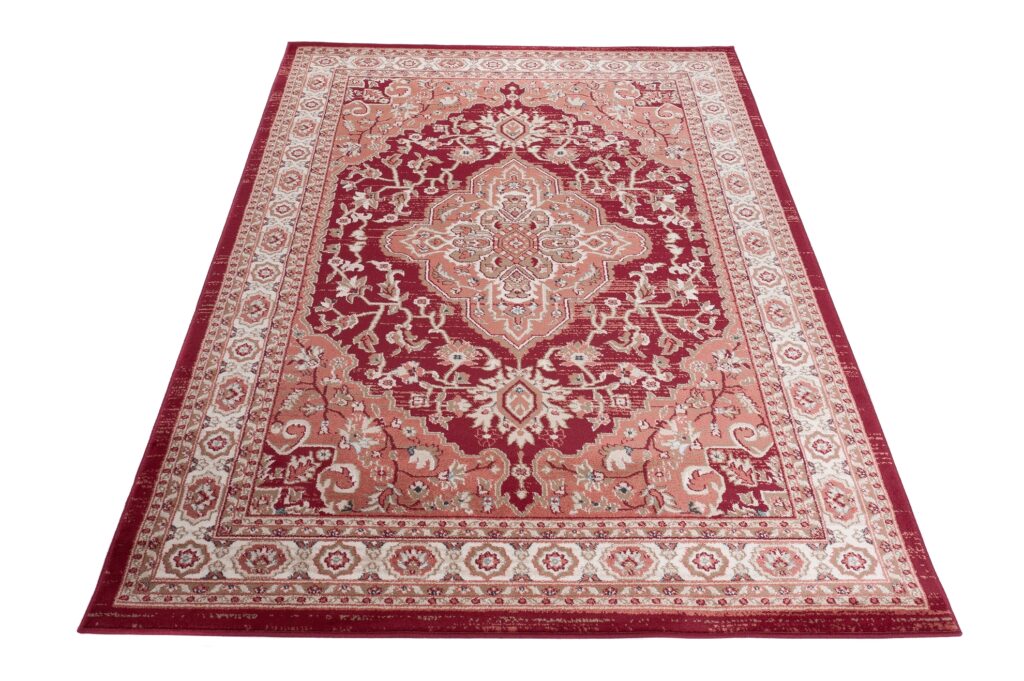 Tappeto Colorado Tradizionale Rosso Crema Ornamenti