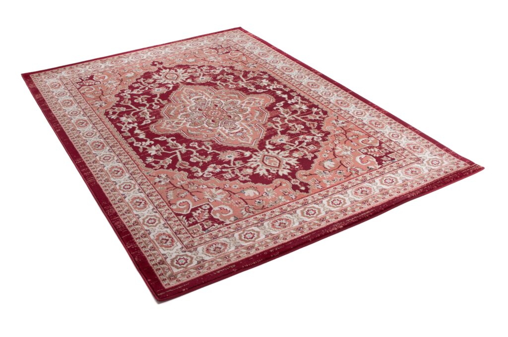Tappeto Colorado Tradizionale Rosso Crema Ornamenti