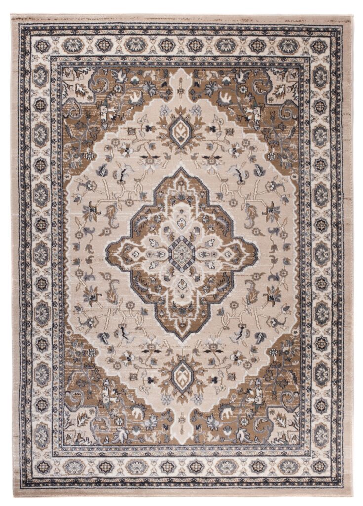 Tappeto Colorado Tradizionale Beige Crema Ornamenti