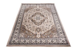 Tappeto Colorado Tradizionale Beige Crema Ornamenti