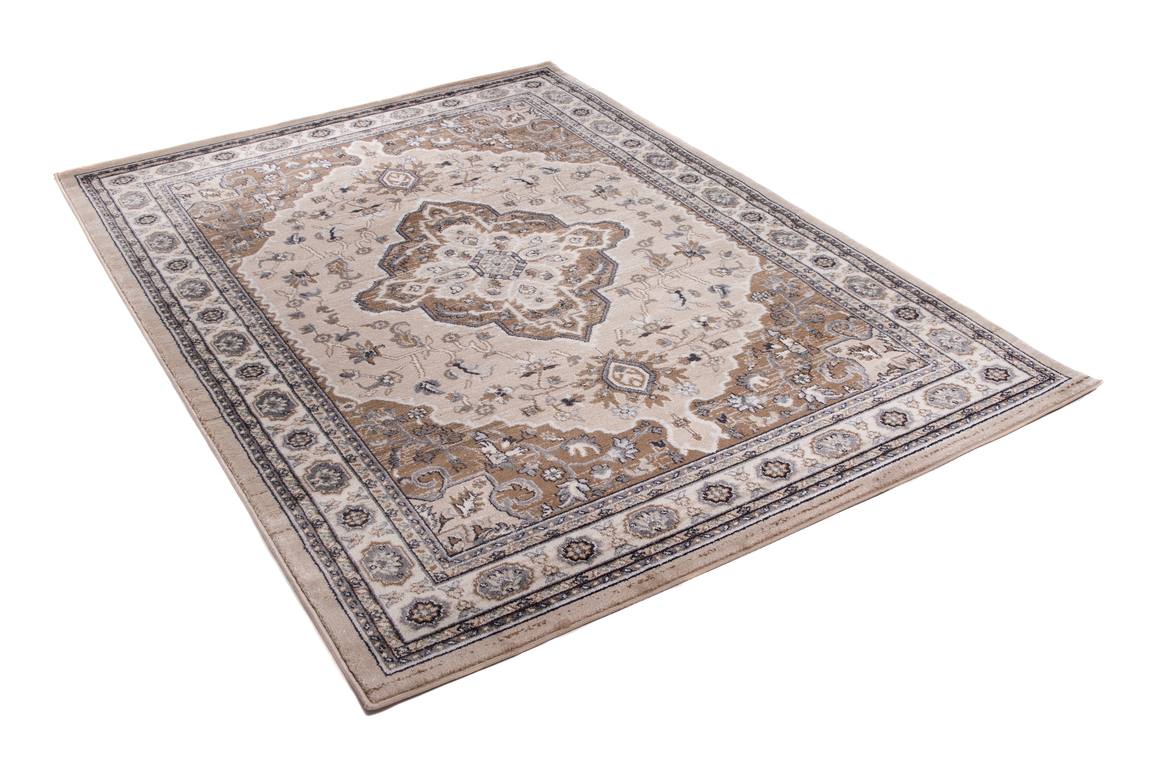 Tappeto Colorado Tradizionale Beige Crema Ornamenti