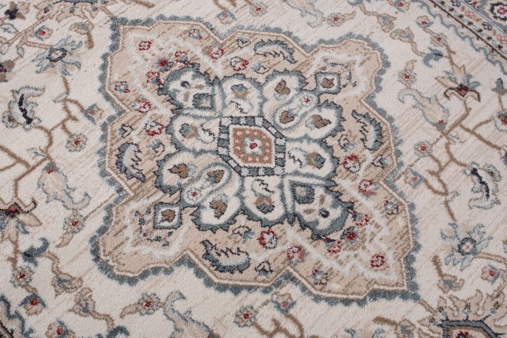 Tappeto Colorado Tradizionale Crema Beige Ornamenti