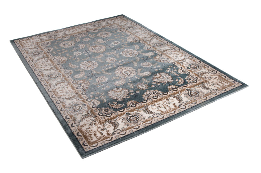 Tappeto Colorado Classico Blu Beige Ornamenti