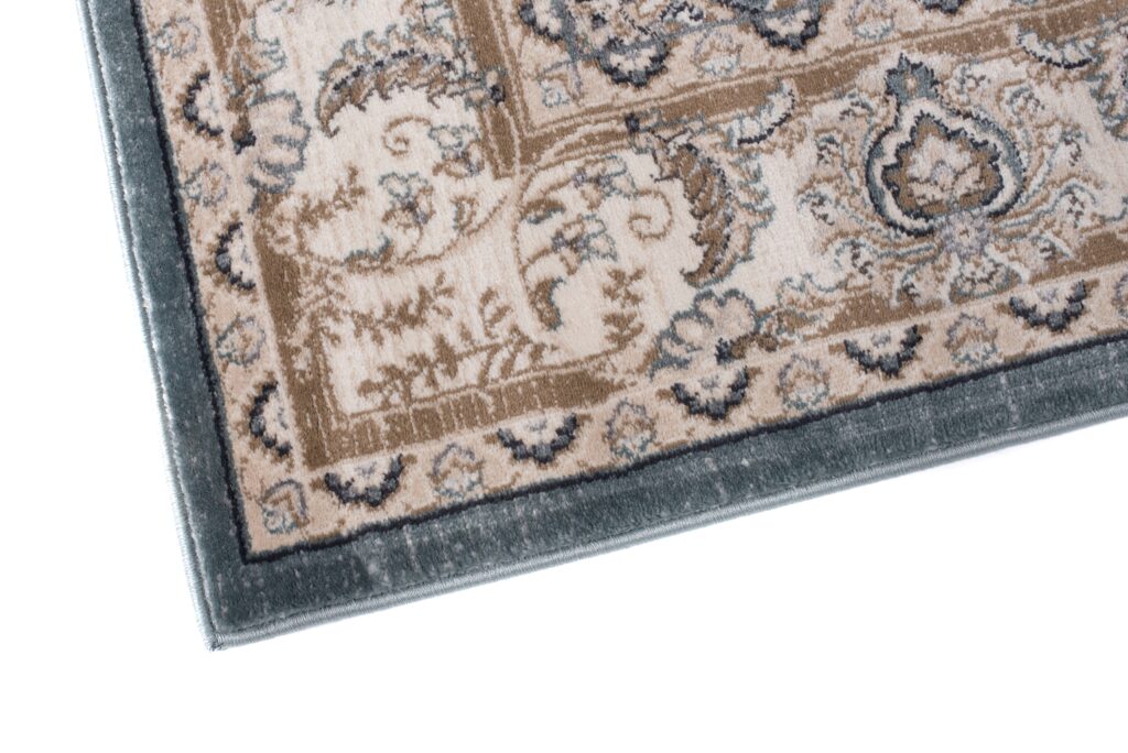 Tappeto Colorado Classico Blu Beige Ornamenti