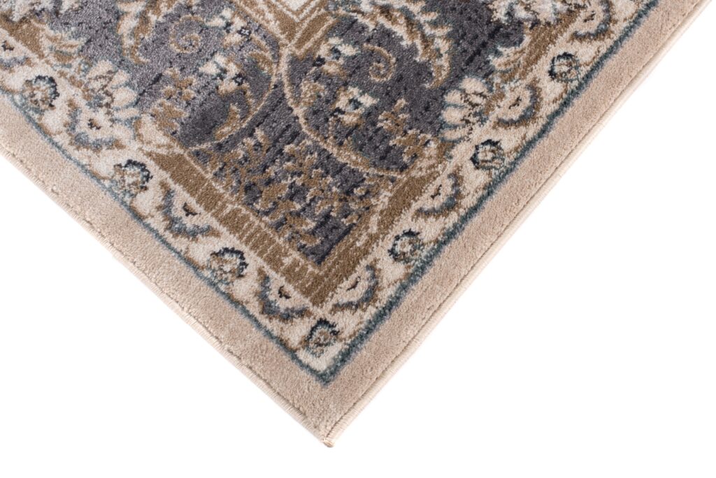 Tappeto Colorado Classico Beige Grigio Ornamenti