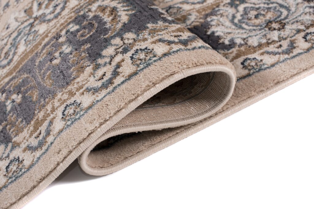 Tappeto Colorado Classico Beige Grigio Ornamenti