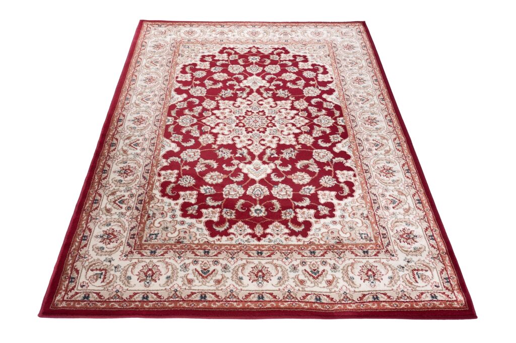 Tappeto Colorado Rosso Crema Tradizionale