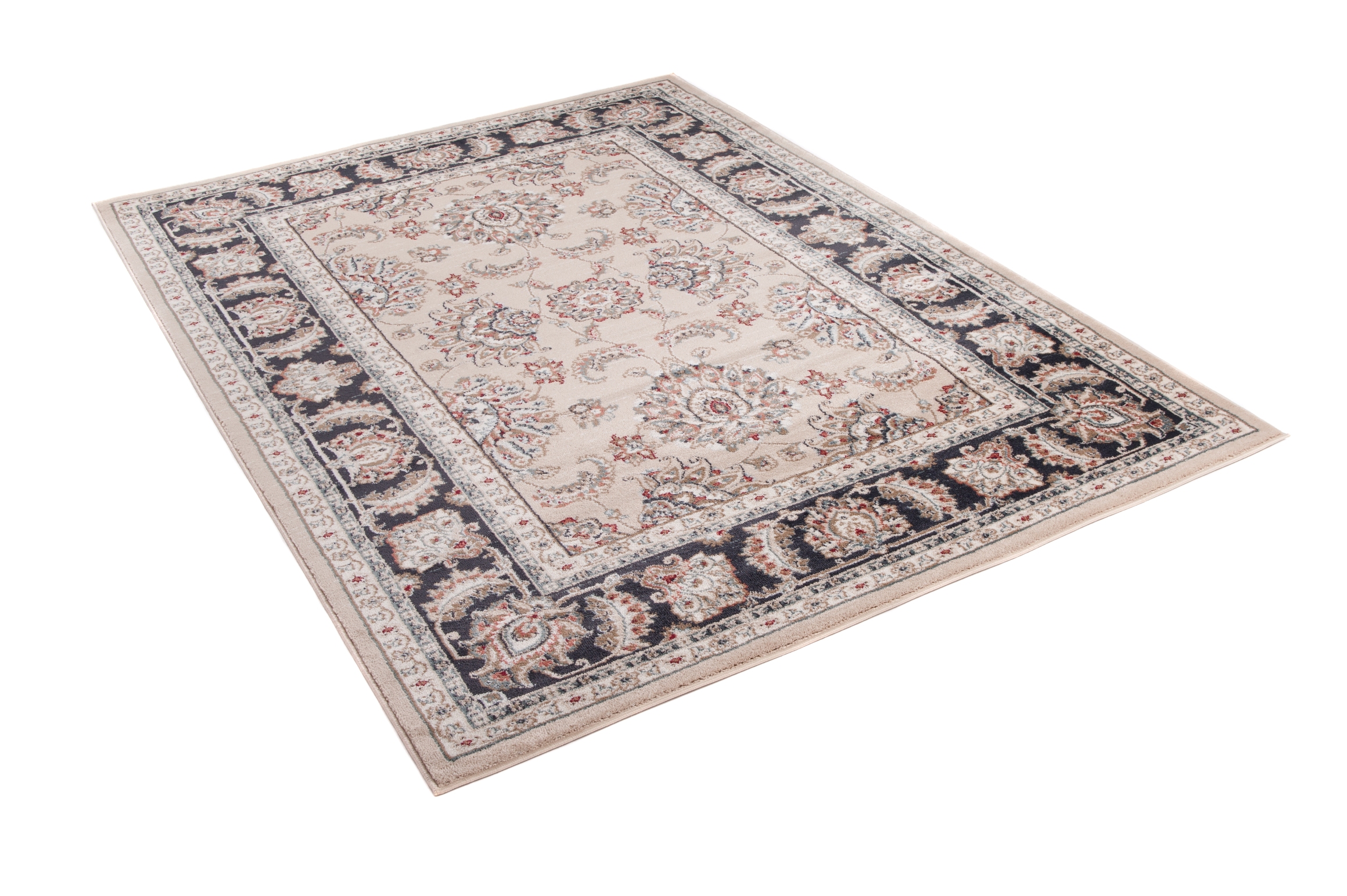 Tappeto Colorado Classico Beige Grigio Rosso