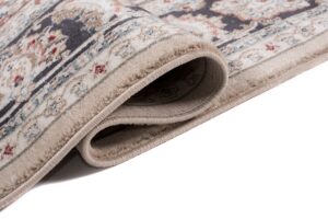 Tappeto Colorado Classico Beige Grigio Rosso