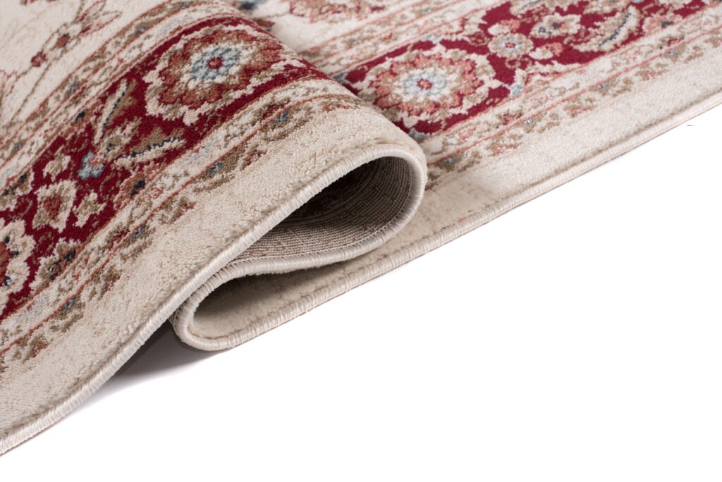 Tappeto Colorado Tradizionale Crema Rosso Floreale