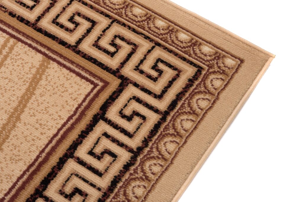 Tappeto Atlas Beige Marrone Classico Floreale