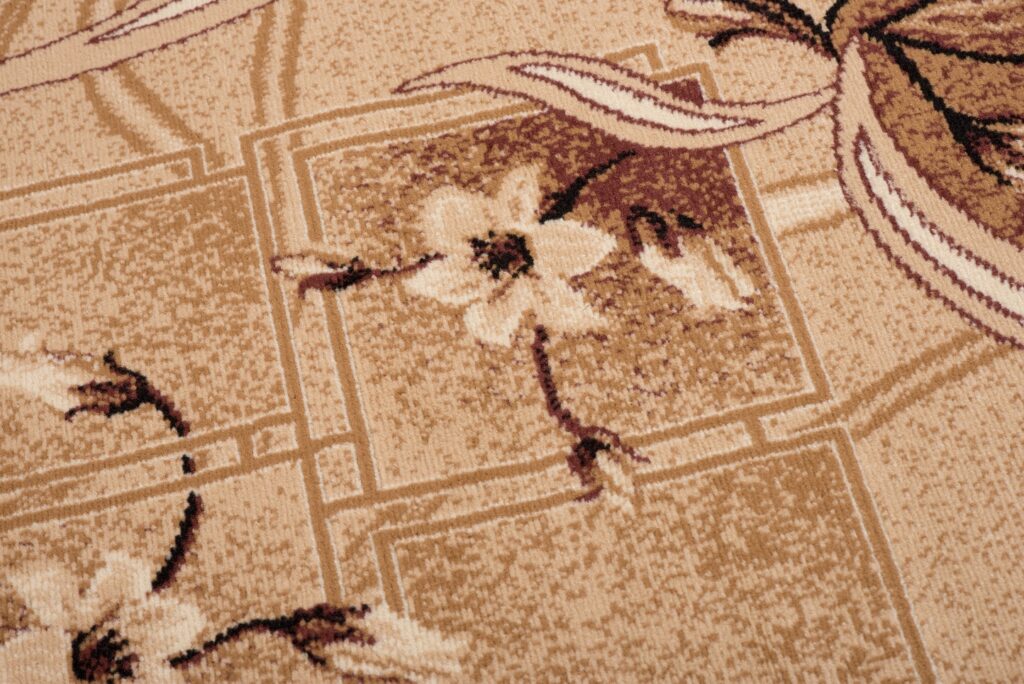 Tappeto Atlas Beige Marrone Classico Floreale