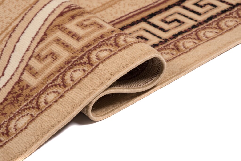 Tappeto Atlas Beige Marrone Classico Floreale