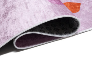 Tappeto Emma Bambini Rosa Fata Gioco a Campana Antiscivolo