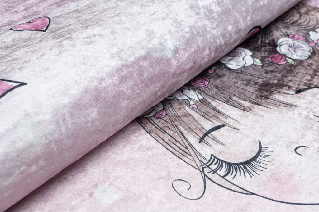 Tappeto Emma Bambini Rosa Ballerina Gatto Antiscivolo
