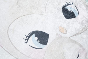 Tappeto Emma Bambini Turchese Gufo Antiscivolo