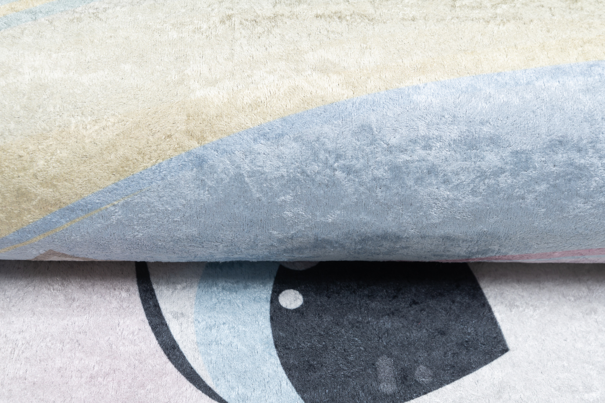 Tappeto Emma Bambini Turchese Gufo Antiscivolo