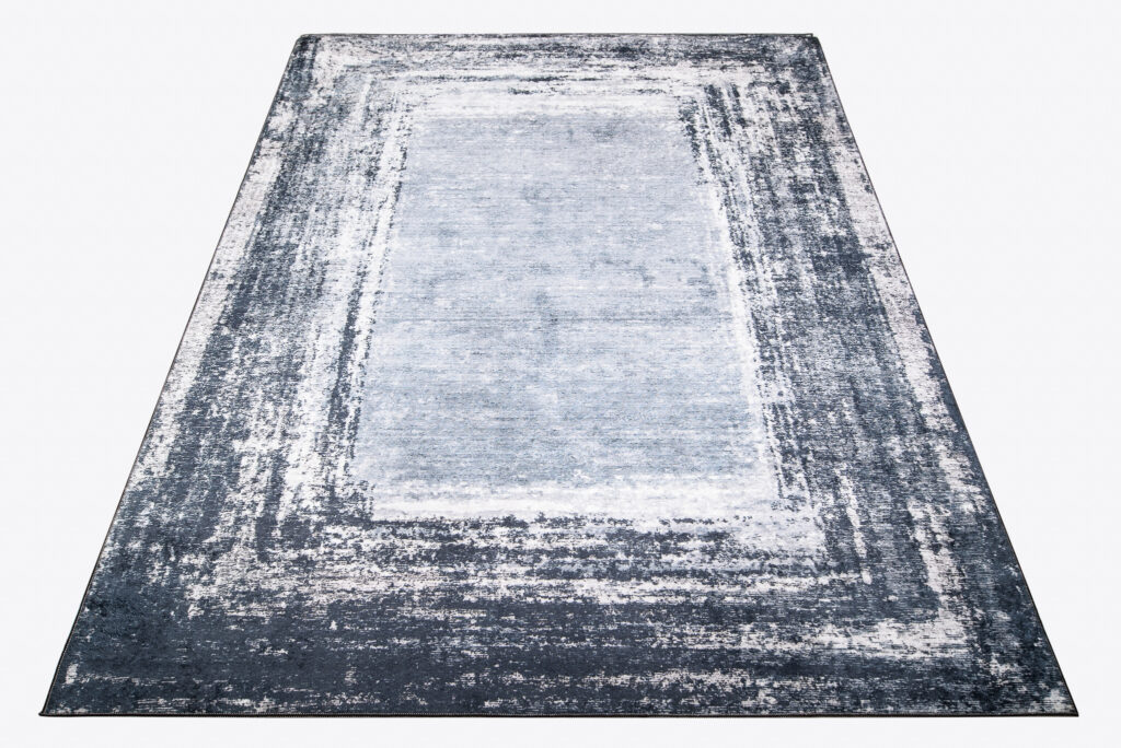 Tappeto Toscana Sfumato Grigio Blu Antiscivolo