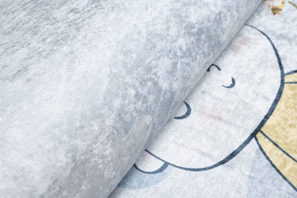 Tappeto Emma Bambini Blu Grigio Principe Antiscivolo