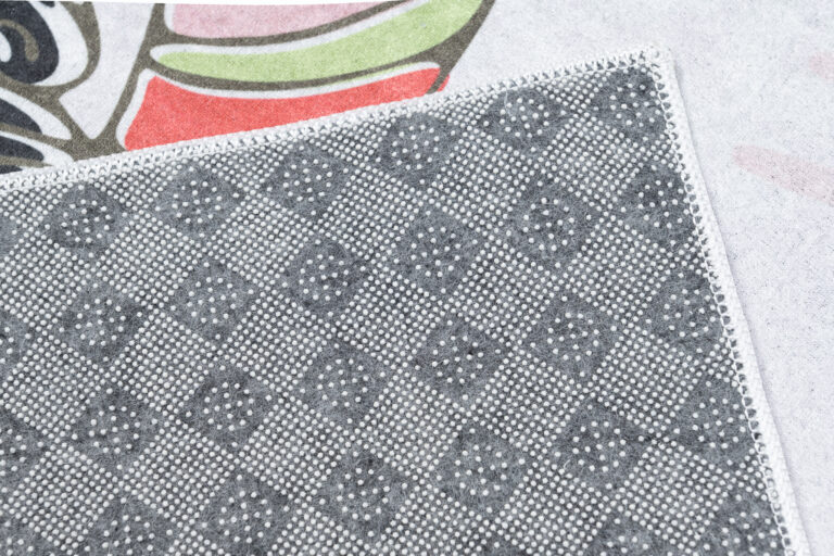 Tappeto Emma Bambini Grigio Bambina Cane Antiscivolo