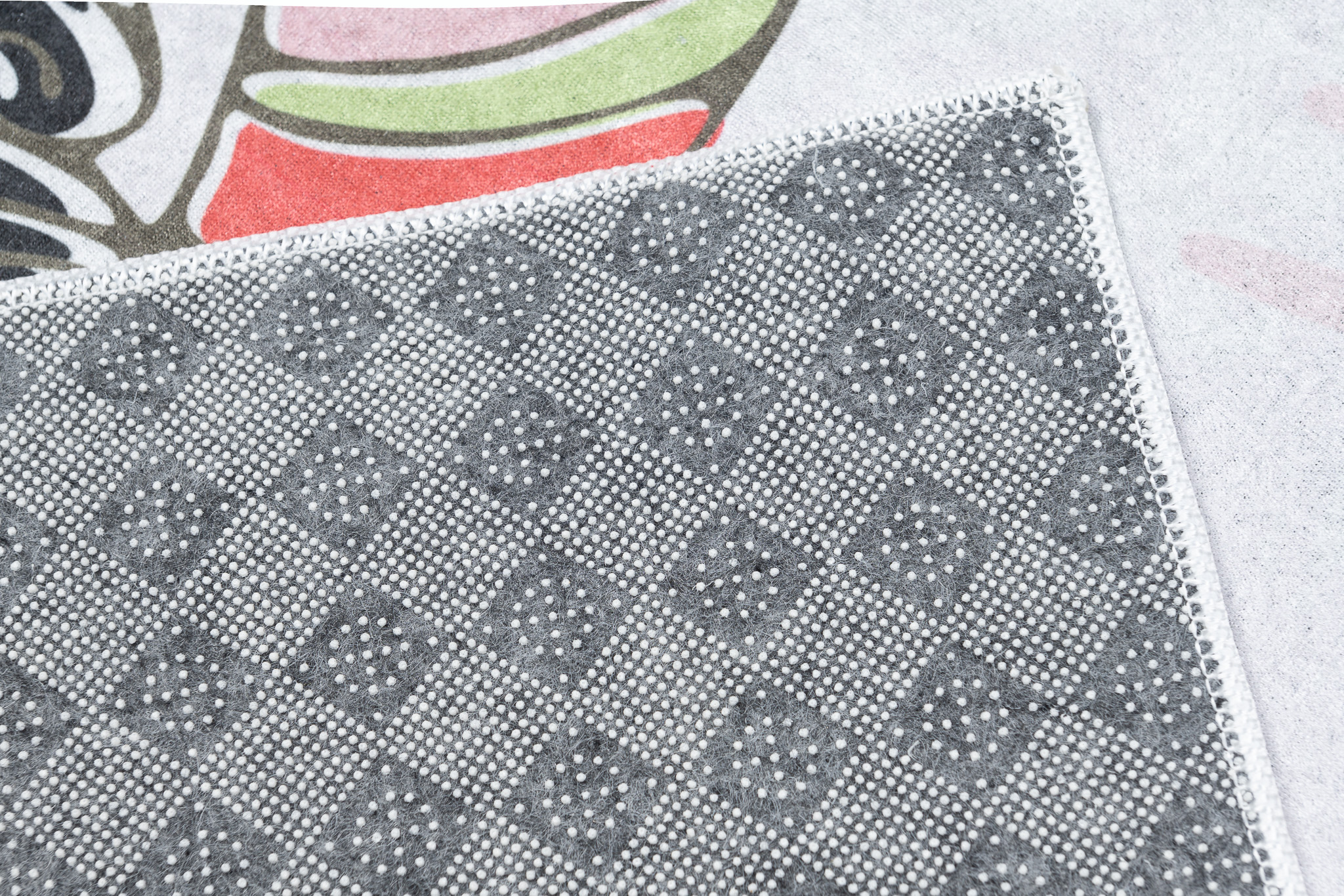 Tappeto Emma Bambini Grigio Bambina Cane Antiscivolo