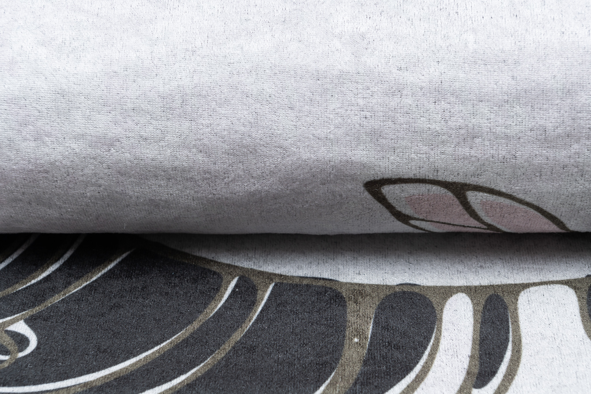 Tappeto Emma Bambini Grigio Bambina Cane Antiscivolo