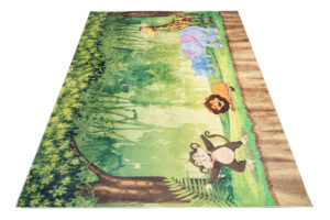 Tappeto Emma Antiscivolo Lavabile Safari Giungla