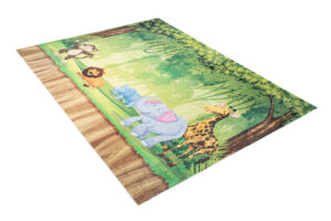 Tappeto Emma Antiscivolo Lavabile Safari Giungla