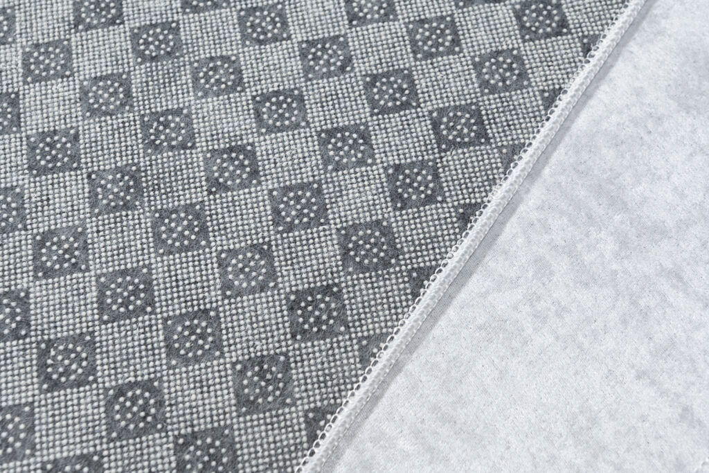 Tappeto Emma Bambini Grigio Blu Giocco a Campana Antiscivolo