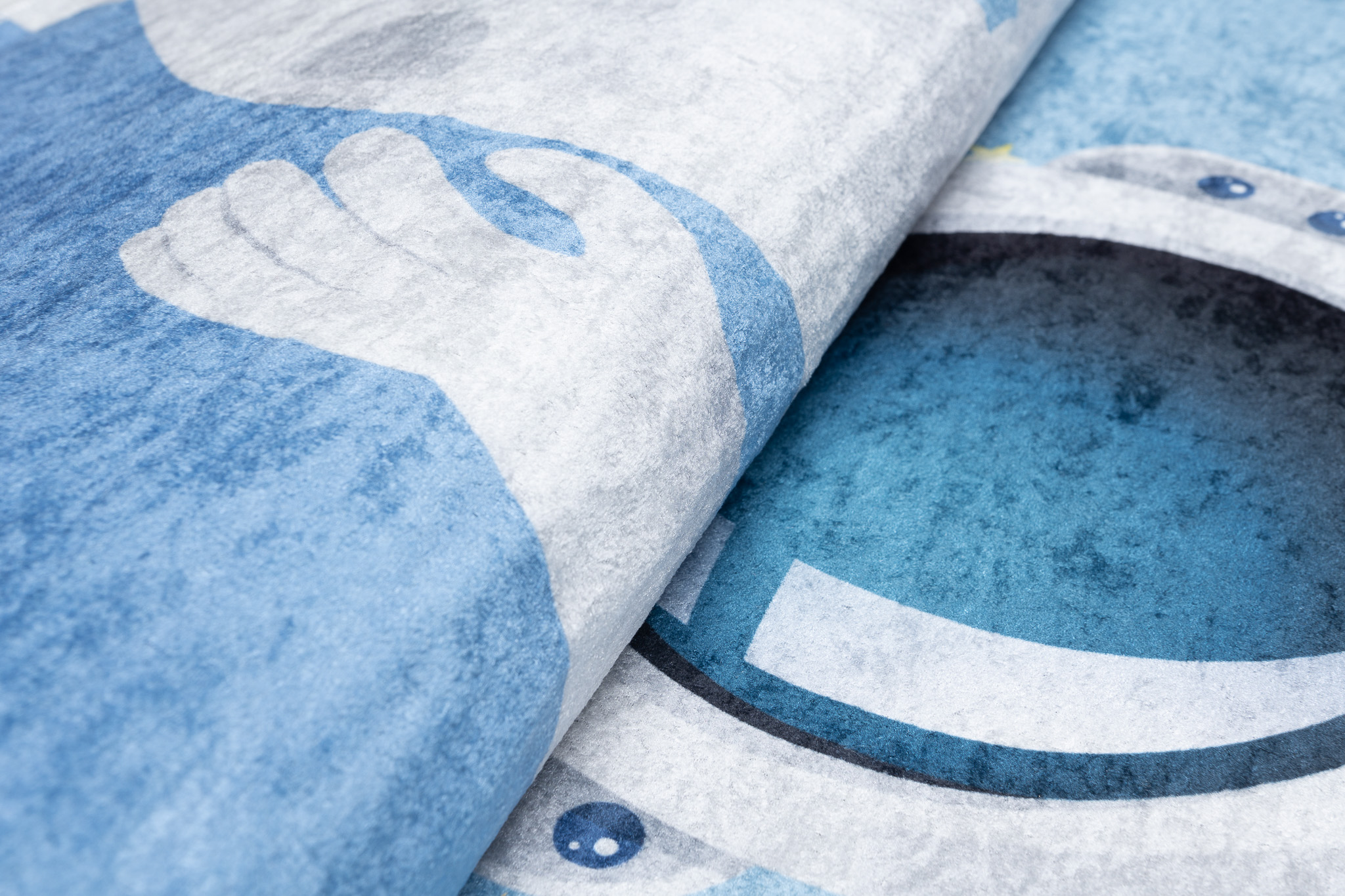 Tappeto Emma Bambini Blu Spazio Astronauta Antiscivolo