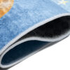 Tappeto Emma Bambini Blu Spazio Astronauta Antiscivolo