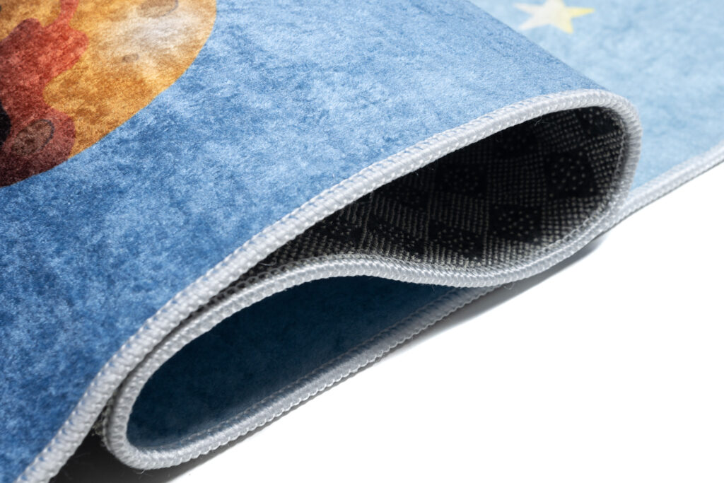 Tappeto Emma Bambini Blu Spazio Astronauta Antiscivolo