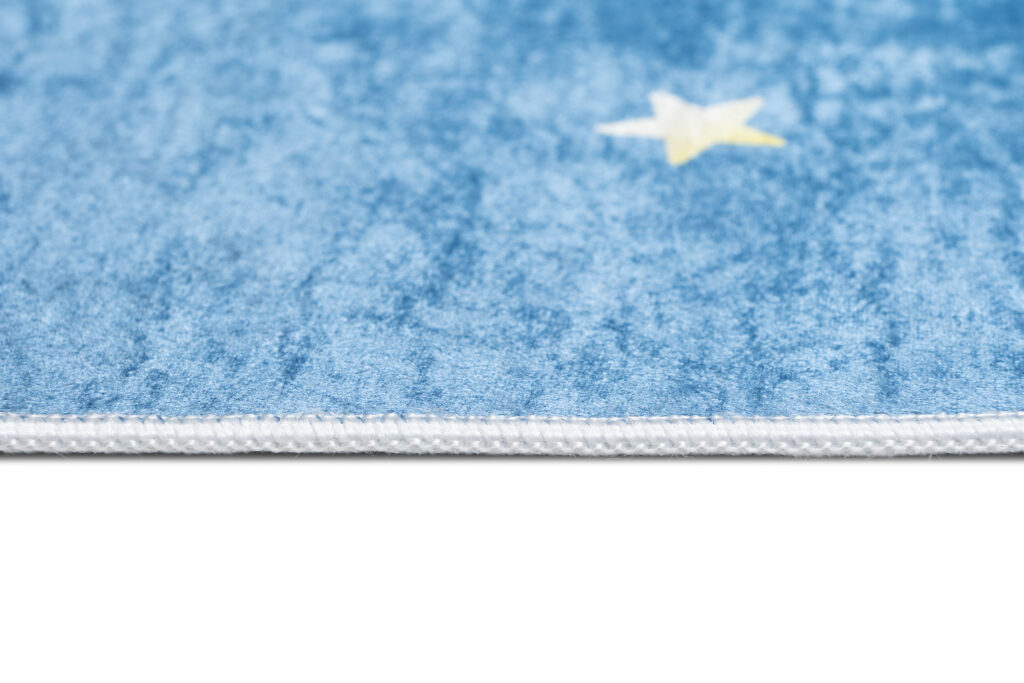 Tappeto Emma Bambini Blu Spazio Pianeti Antiscivolo