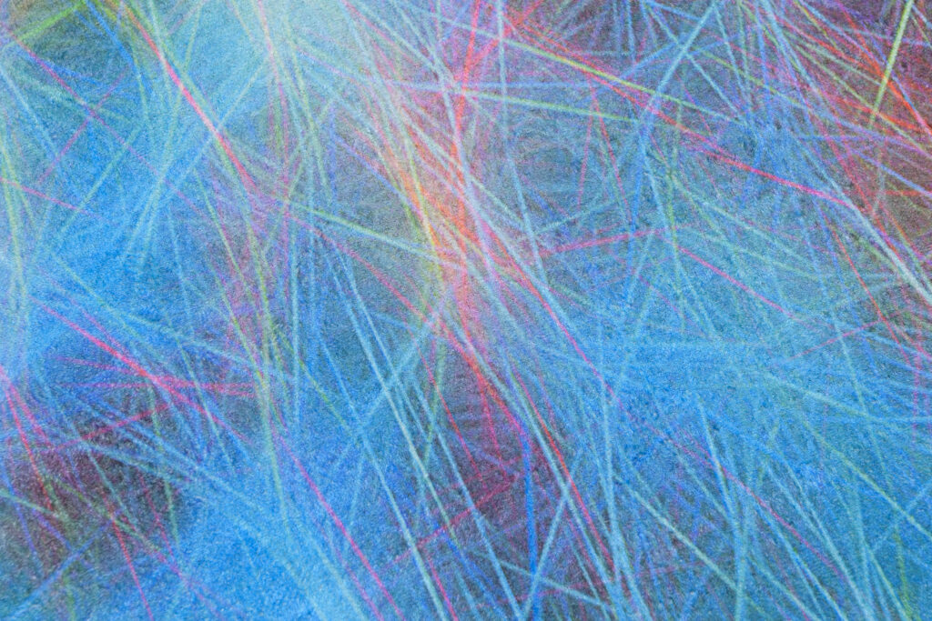 Tappeto Toscana Astratto Neon Rete Antiscivolo