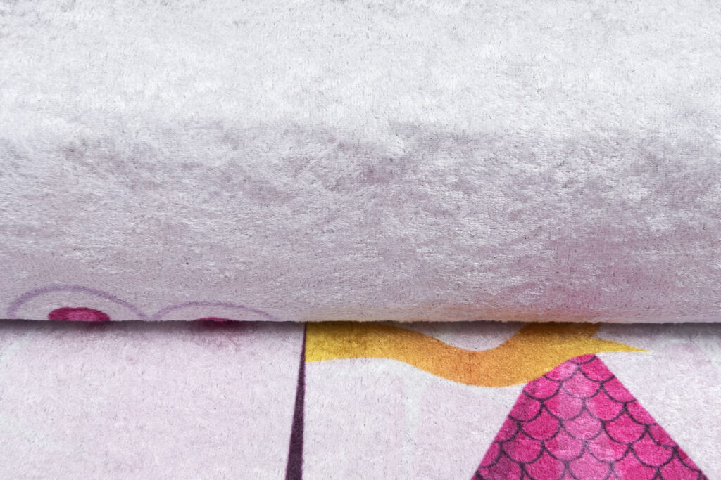 Tappeto Emma Bambini Rosa Castello Principessa Antiscivolo