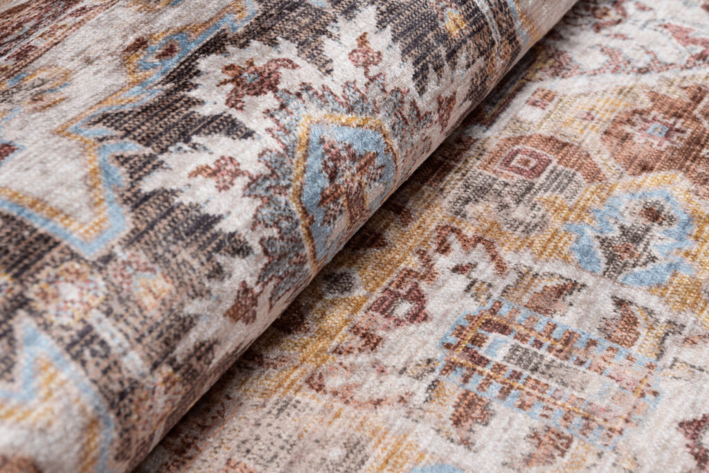 Tappeto Victoria con Frange Classico Beige Crema