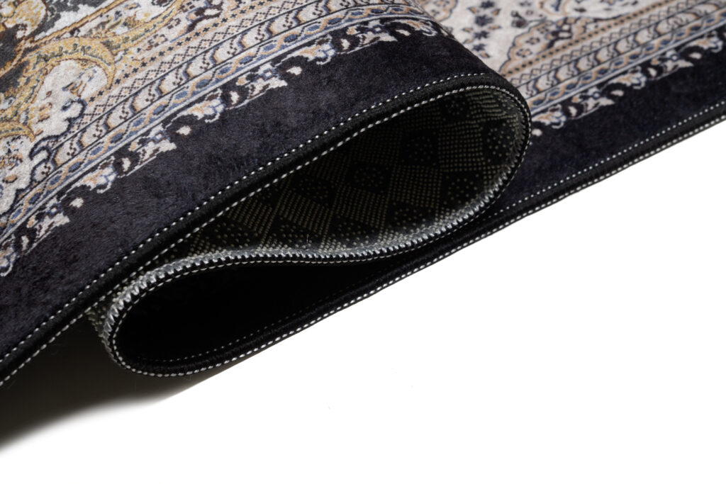 Tappeto Victoria con Frange Classico Rosetta Marrone