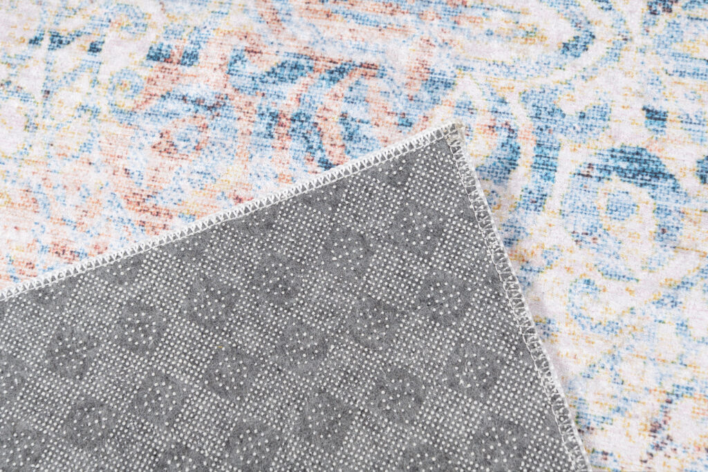 Tappeto Toscana Vintage Blu Beige Ornamenti