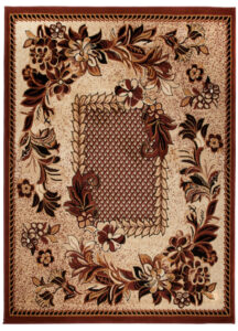 Tappeto Atlas Beige Marrone Moderno Floreale