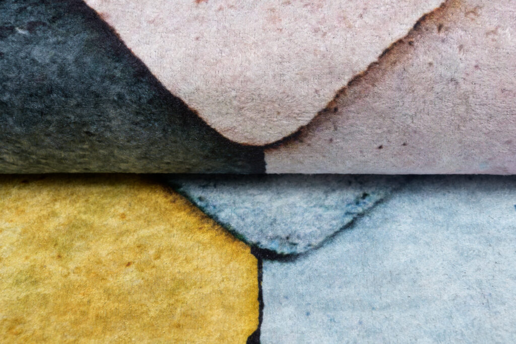 Tappeto Toscana Geometico Pastello Quadrati
